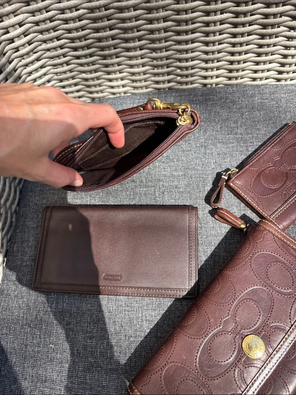 Coach leather set